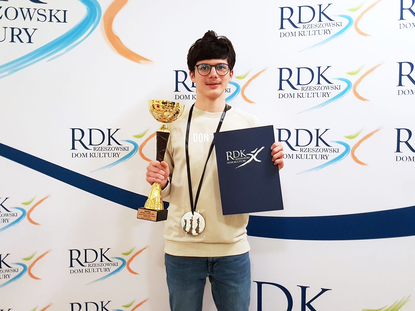 Mateusz Kusiak - Mistrz Rzeszowa w Szachach 2024 (fot. RDK)